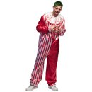 Killer Clown Kostüm Herren rot/weiß Größe 58/60 (XXL)