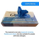 Biotech BTS-00850: Nitril-Einweghandschuhe ? Größe S