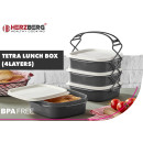 Herzberg 4-Lagige Tetra-Lunchbox