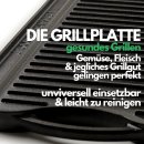 Flexible Gusseisen Grillplatte Universal Lagerfeuer...