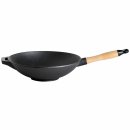 TOP-LINE Angebot - Wok aus Gusseisen m. Holzgriff...