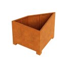 City-Stahlpflanzgefäß Corten BDG 1