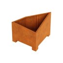 City-Stahlpflanzgefäß Corten BDG 2