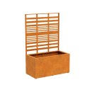 Stahlpflanzgefäß mit Panel Corten COVERRA 1B