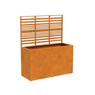 Stahlpflanzgefäß mit Panel Corten COVERRA 2A