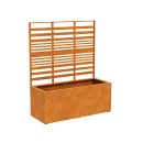 Stahlpflanzgefäß mit Panel Corten COVERRA 2B
