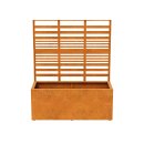 Stahlpflanzgefäß mit Panel Corten COVERRA 2B