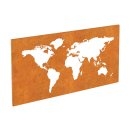 Corten-Wandkarte 1