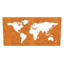 Corten-Wandkarte 1