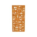 Durchbrochenes Gartenpaneel aus Corten DECORA 3