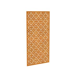 Durchbrochenes Gartenpaneel aus Corten DECORA 4