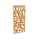 Durchbrochenes Gartenpaneel aus Corten DECORA 7