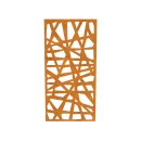 Durchbrochenes Gartenpaneel aus Corten DECORA 7