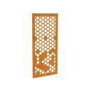 Durchbrochenes Gartenpaneel aus Corten DECORA 8