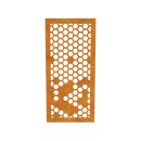 Durchbrochenes Gartenpaneel aus Corten DECORA 8