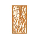 Durchbrochenes Gartenpaneel aus Corten DECORA 9