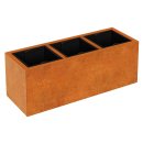 Stahlpflanzgefäß Corten DEPO 9