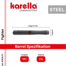 Steeldart Karella Fighter, schwarz, 90% Tungsten, 22g oder 24g