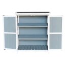 Kompakter Gartenschrank aus FSC-zertifiziertem Holz - Ideal für Balkon &Terrasse
