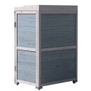 Kompakter Gartenschrank aus FSC-zertifiziertem Holz – Für Balkon & Terrasse