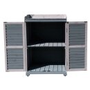 Kompakter Gartenschrank aus FSC-zertifiziertem Holz – Für Balkon & Terrasse