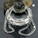 Armband, Panzer flach 19cm, Silber 925