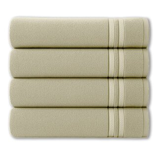 4 Stück Handtuch 50x100cm 2x Anthrazit & 2x Taupe