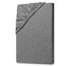 Jersey Spannbettlaken 180-200x200cm Anthrazit
