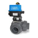 Praher 3-Wege elektrischer Kugelhahn S4 | Ø 63 mm