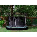 trampolin 3InGround Deluxe,66 Meter schwarz/grün