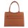 Socha Design Business bag Straight Line cognac - 14"-15.6", made from NIVODUR