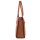 Socha Design Business bag Straight Line cognac - 14"-15.6", made from NIVODUR