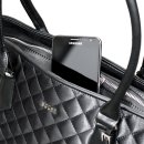 Socha Design Businessbag Black Diamond facelift - 14"-15.6" made from satin and NIVODUR