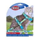 Trixie Katzen-Garnitur mit Leine - mit Motivband
